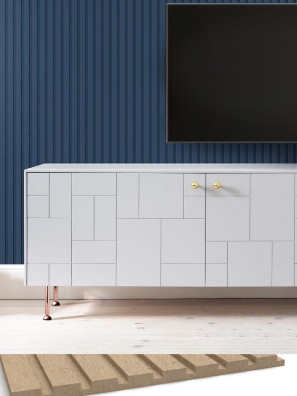 slatted wall panelling